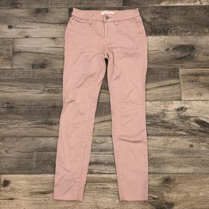 PacSun Pink Ankle Jeans
